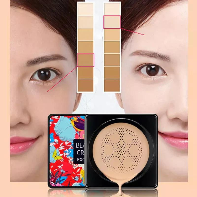 Korrigerende CC-creme med makeupbørste