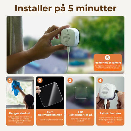 Krystalklar HD-overvågningskamera