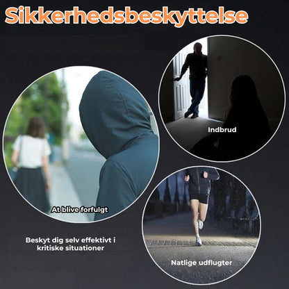 VoltGuard X95 lommelygte ⚡ Lys i mørket, tryghed når det gælder