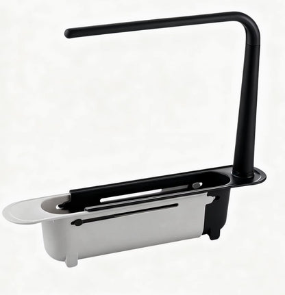 Teleskopisk opbevaringshylde til vask