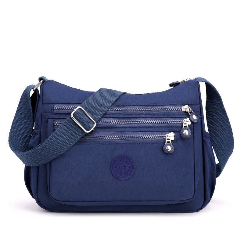 Stilfuld nylon-taske – let og holdbar