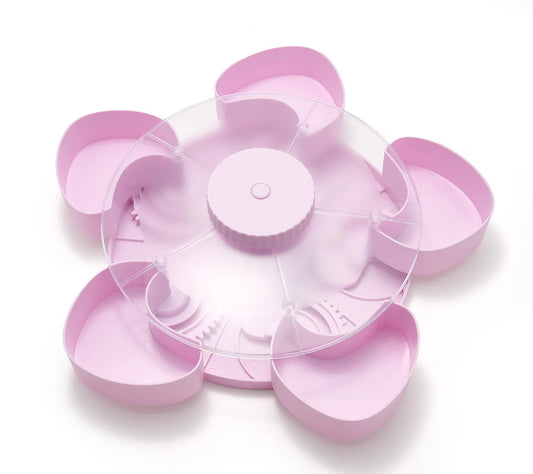 Roterbar snackbakke med 5 rum