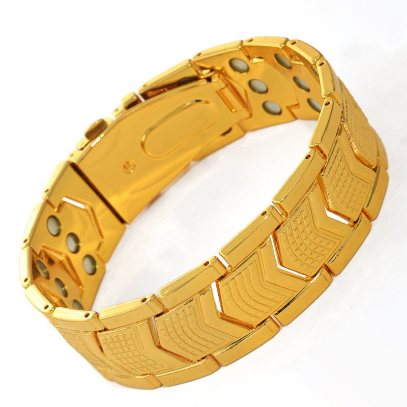 Metalarmbånd til magnetterapi