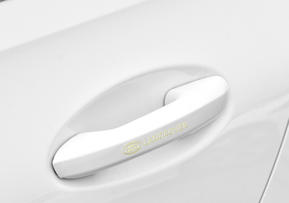 Metalbilklistermærker - 4 stk.