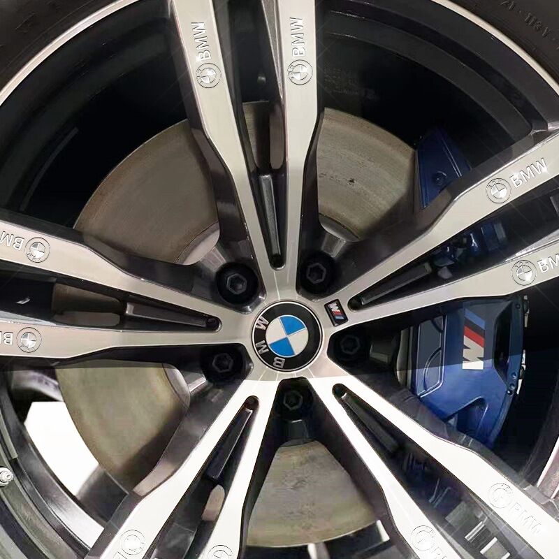 Metalbilklistermærker - 4 stk.