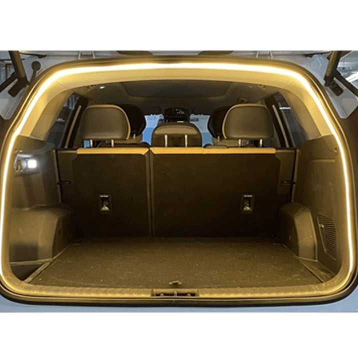 Dynamisk flydende bagagerumsbelysningsstrip