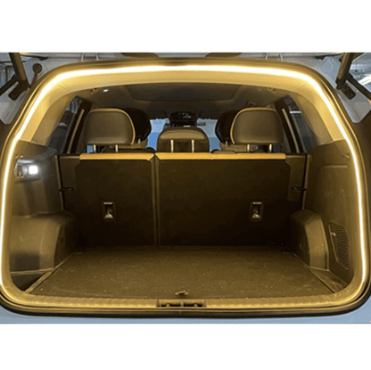 Dynamisk flydende bagagerumsbelysningsstrip