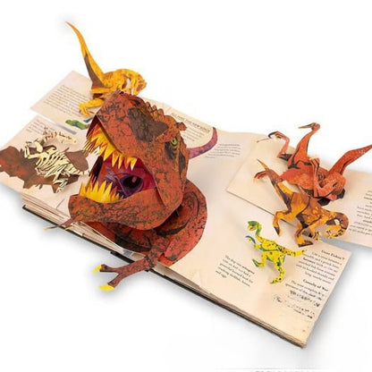 3D-bog om forhistoriske dinosaurer📙