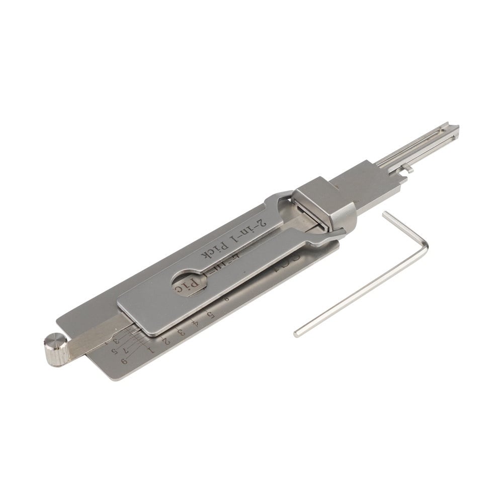 Lockpick-sæt i rustfrit stål