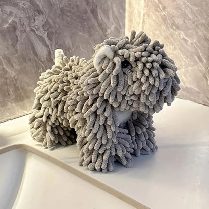 Sødt hunde mikrofiberhåndklæde