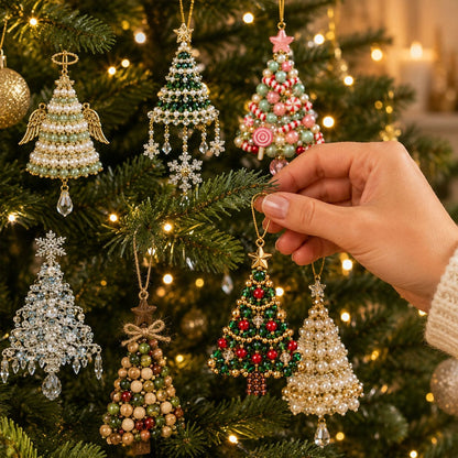 DIY-juletræspynt med perler – Kreativ juletræspynt