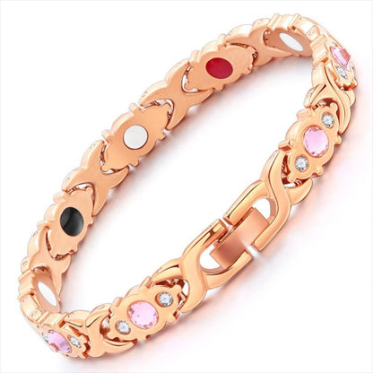 Rosaguld magnetarmbånd