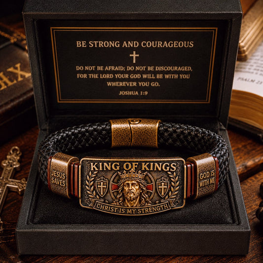 Armbånd med religiøse motiver til mænd