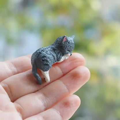 Håndmalede små kattefigurer til dit skrivebord 😺