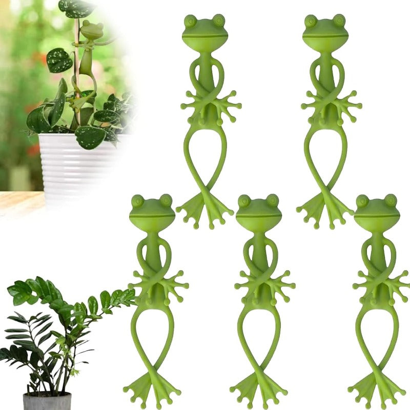 Sød, elegant frø-planteholder (5 stk.)