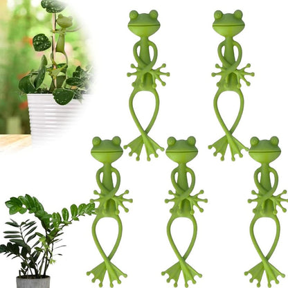 Sød, elegant frø-planteholder (5 stk.)