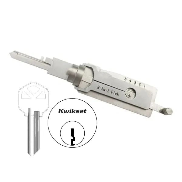 Lockpick-sæt i rustfrit stål