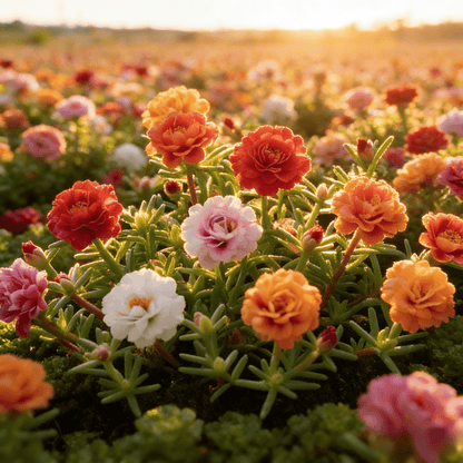🌸 Mosrosefrøblanding (1000 stk.) 🌿 Portulak / solroser