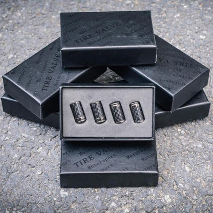 Ventilhætter i kulfiber til dæk – lækagesikkert hjulbeskyttelsessæt