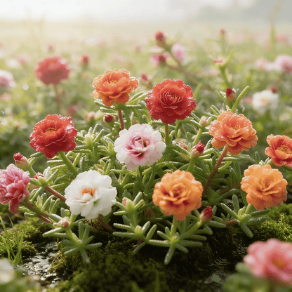 🌸 Mosrosefrøblanding (1000 stk.) 🌿 Portulak / solroser