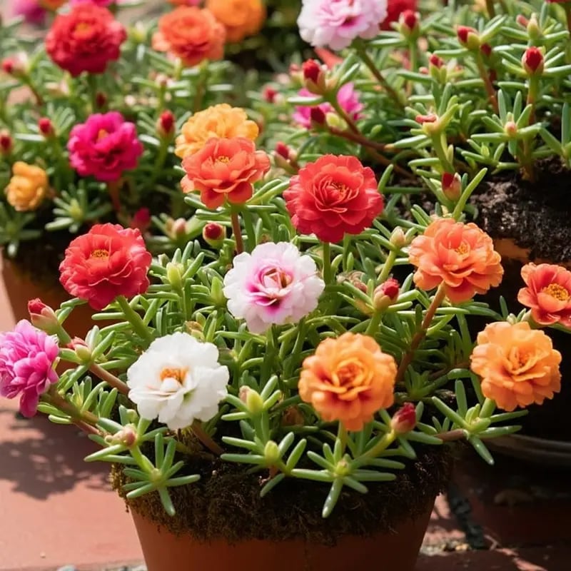 🌸 Mosrosefrøblanding (1000 stk.) 🌿 Portulak / solroser