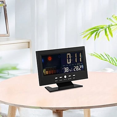 Digitalt LED-Vejrur