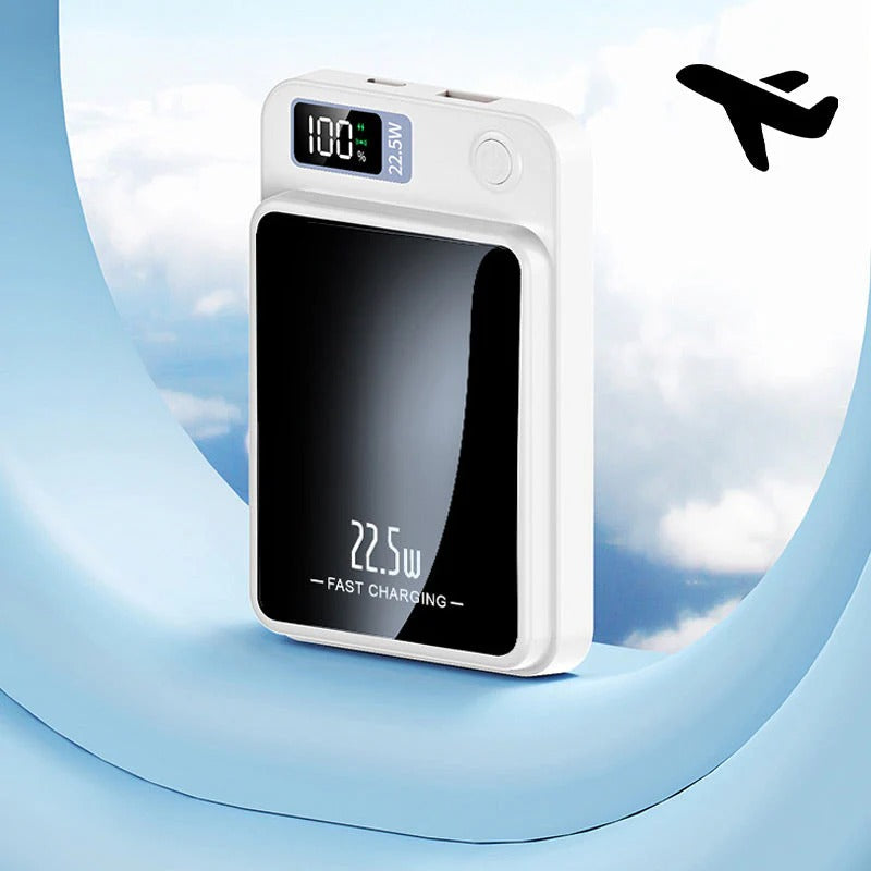 22,5 W ultratynd, hurtigt opladelig 20000 mAh powerbank
