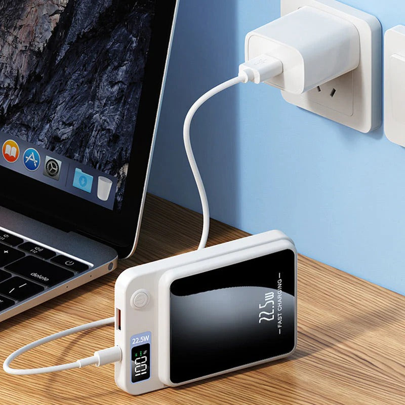 22,5 W ultratynd, hurtigt opladelig 20000 mAh powerbank