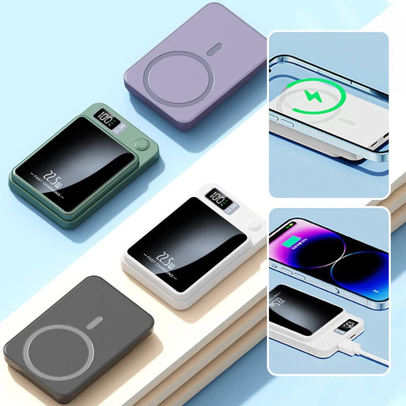 22,5 W ultratynd, hurtigt opladelig 20000 mAh powerbank