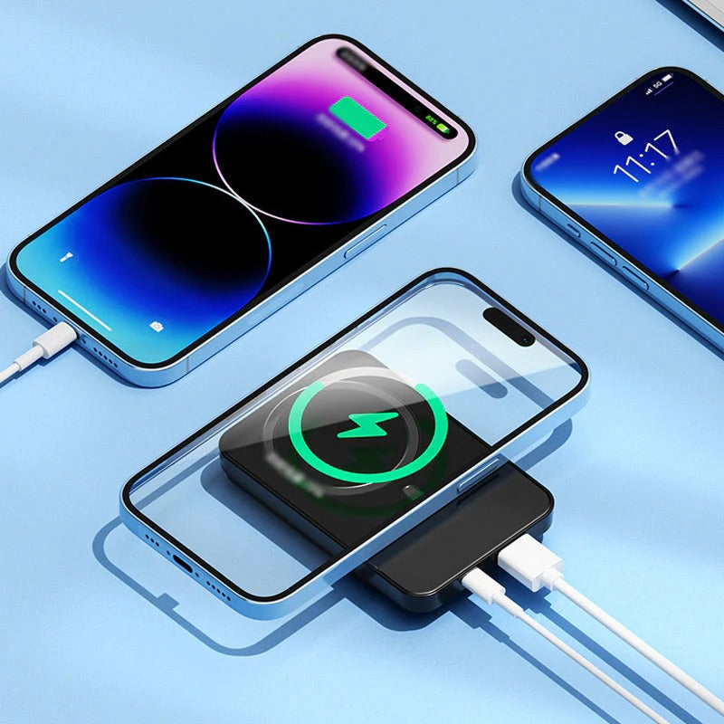 22,5 W ultratynd, hurtigt opladelig 20000 mAh powerbank