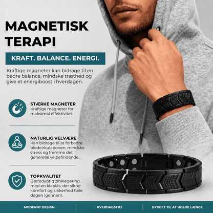 Metalarmbånd til magnetterapi