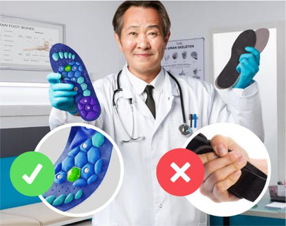 Medivital™ Magnetiske Akupressur Indlægssåler