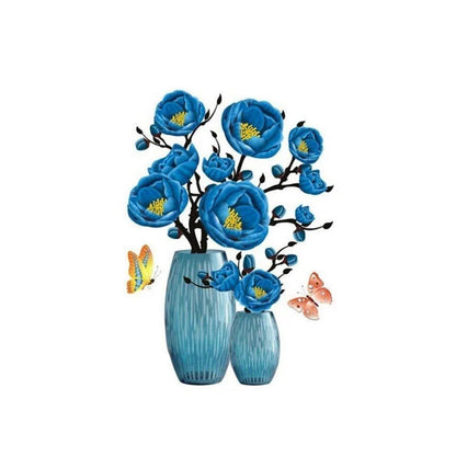 Vægklistermærker med 3D-planter