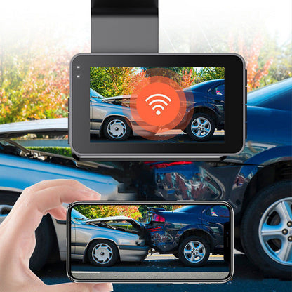 Fuld HD-bilkamera med WiFi og GPS-funktion