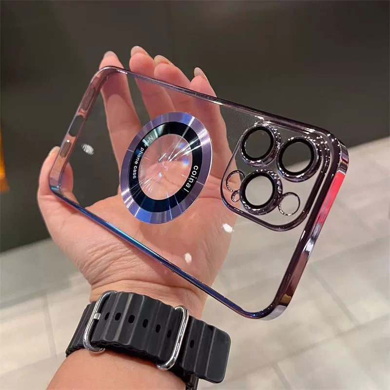 Gennemsigtig magnetisk iPhone-cover
