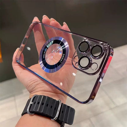 Gennemsigtig magnetisk iPhone-cover