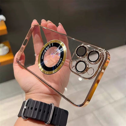 Gennemsigtig magnetisk iPhone-cover