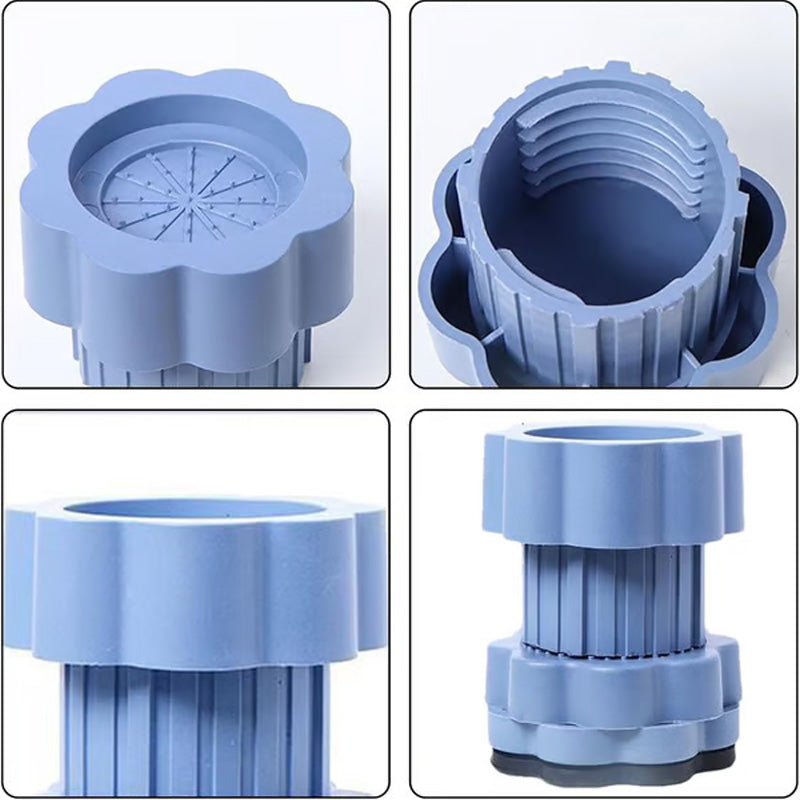 Universelle, højdejusterbare balanceringsfødder til vaskemaskiner