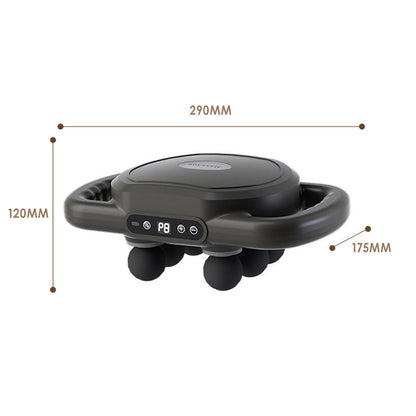 Multifunktionelt automatisk muskelmassagepistol med 12 hoveder