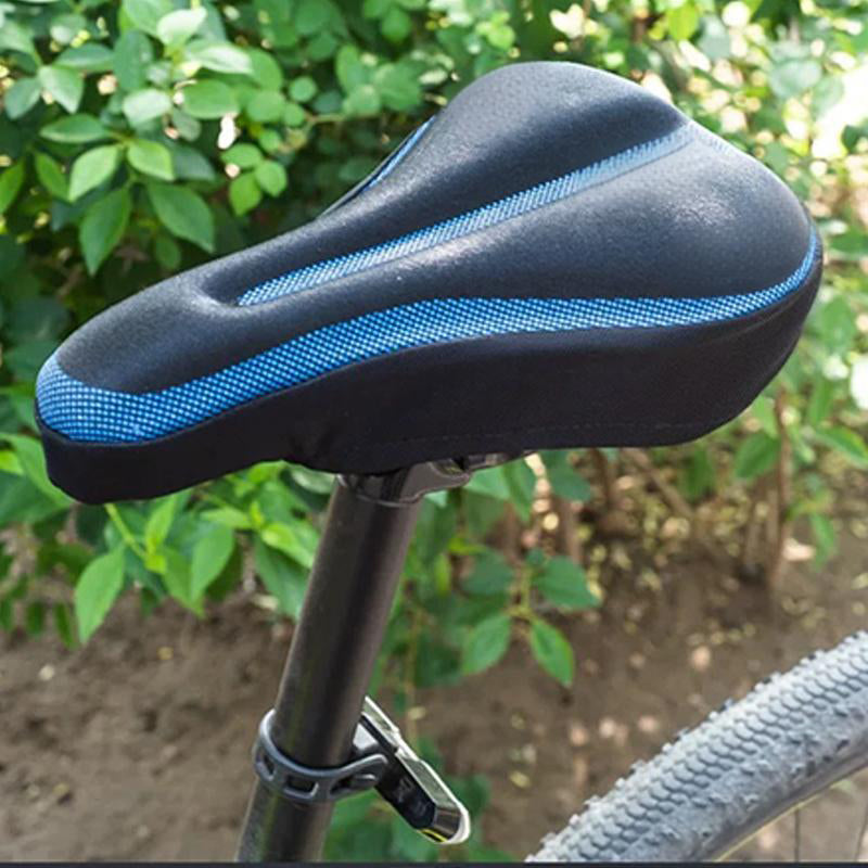 Ergonomisk cykelsadelbetræk med memory foam