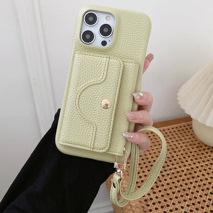 🔥📱 iPhone-cover til kvinder med indbygget pung