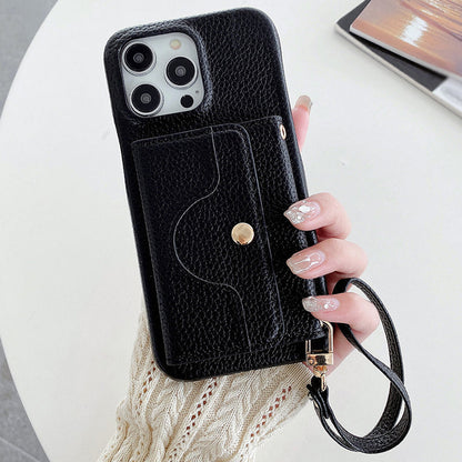 🔥📱 iPhone-cover til kvinder med indbygget pung