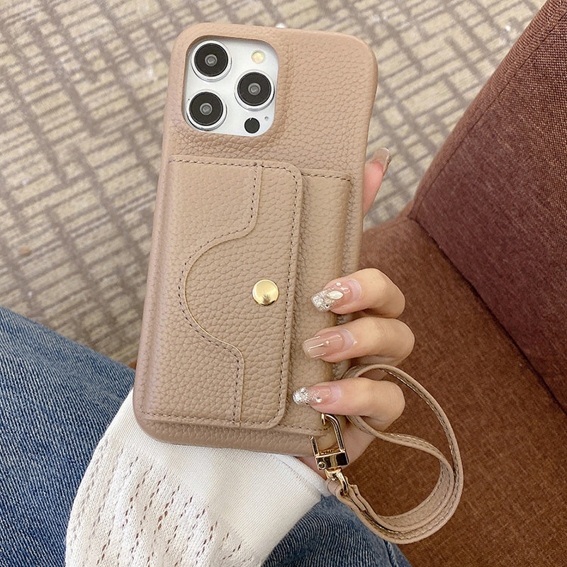 🔥📱 iPhone-cover til kvinder med indbygget pung