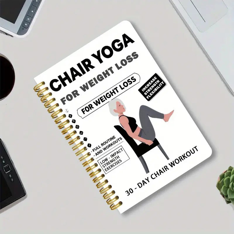 Spiralbog om stoleyoga til vægttab