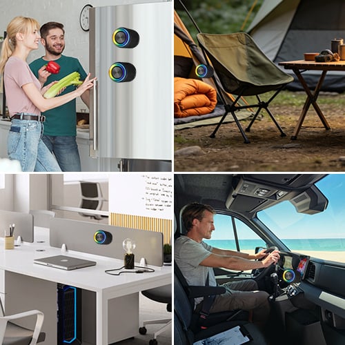 2-i-1 magnetisk Bluetooth-højttaler