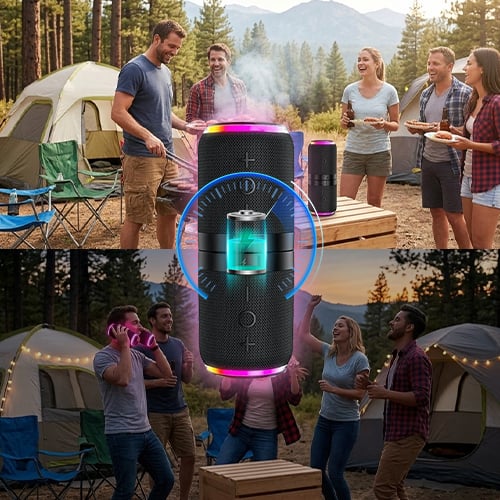 2-i-1 magnetisk Bluetooth-højttaler